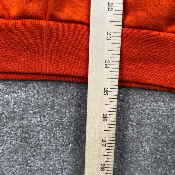 Lake Placid NY Crew Neck Sweater Size M Orange JERZEES Outdoor Adventure - Picture 6 of 9